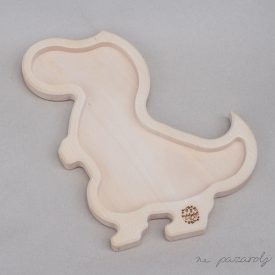 Borbolya T-rex alakú gyerektányér