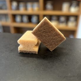 Mosogatószivacs kókusz formára vágott 