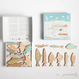 Eperfa Balatoni halak - mágneses puzzle