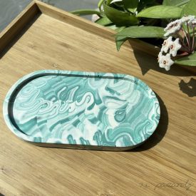 Mirage Ásványgyanta alátét - Ovális