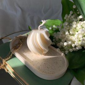 Mirage Vegán szójaviasz forma gyertya - Spirál