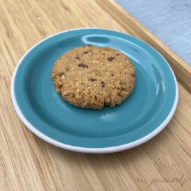 Gluténmentes Vegán Zabkeksz málnás