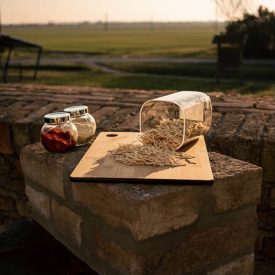 Durum szalageper tészta