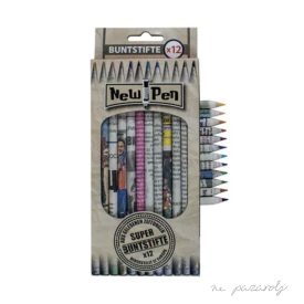 Színes ceruza New Pen 12db-os készlet